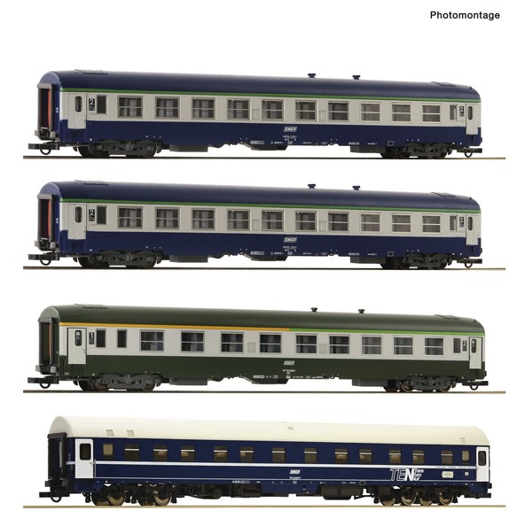 Roco 6200080 H0 4-Tlg. Set 4: „Arlberg-Express“, Sncf-image