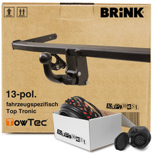 Für Audi A4 Limousine 8E/B6 Brink Anhängerkupplung abnehmbar & 13poliger E-Satz