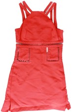 VERSACE RED SILK MINI DRESS IT 38 UK 6