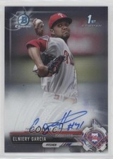 2017 Bowman Chrome Prospect Elniery Garcia #CPA-EG Auto 0a3