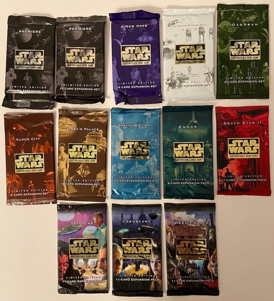 Star Wars CCG Sealed Collectible Card Game Packs for sale - eBay