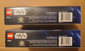 Star Wars LEGO Battle Pack Lot; 7913 Clone Trooper, 7914 Mandalorian, New Sealed