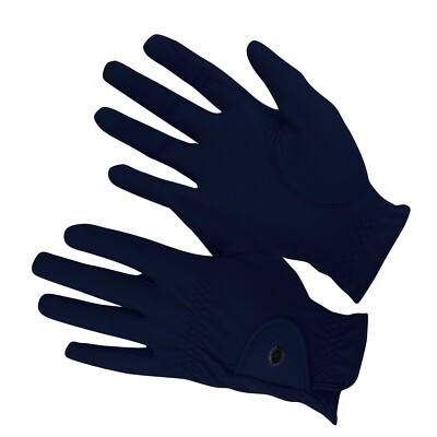 KM ELITE PRO-GRIP REITHANDSCHUH - NAVY BLAU - UNISEX - GRÖSSE 7