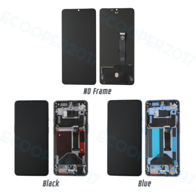 For OnePlus 7T OLED Display LCD Touch Screen Assembly Replacement ± Frame Lot