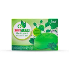 Janet Ayurveda Skin Clear MedicalTreatment Bar Soap Natural Antibactireal Prot