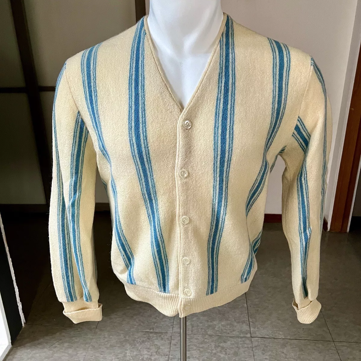 1960s Vintage Arnold Palmer Robert Bruce Alpaca Wool Striped