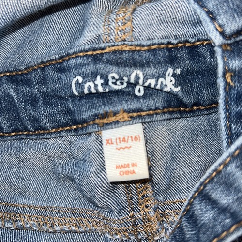 Cat & Jack XL 14/16 Overall Jeans Painter - Picture 12 of 12