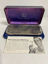 VTG Rolls Razor Original Case Made in England Shaving Set 1930-1950s