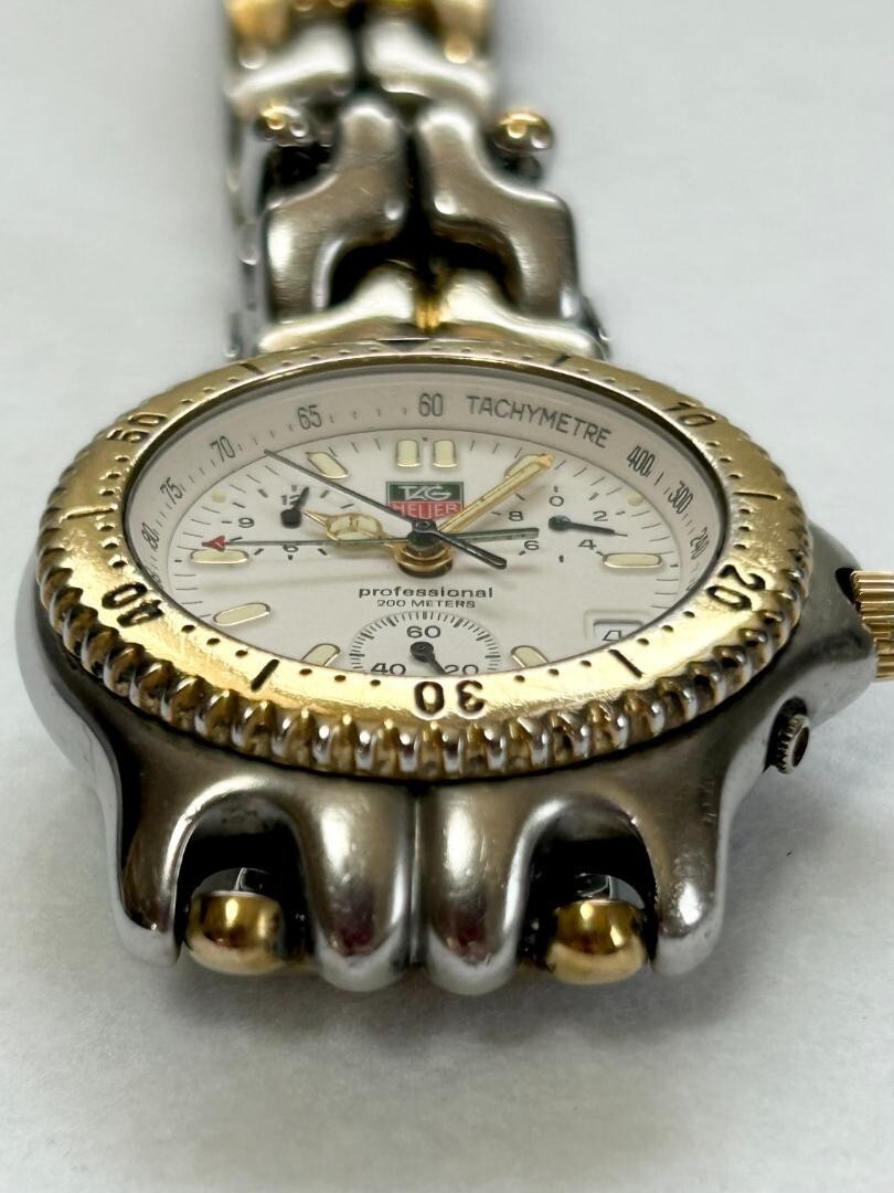TAG Heuer レザーバングル Tag Heuer Carrera Calibre 5 Day-Date Silver Dial Leather