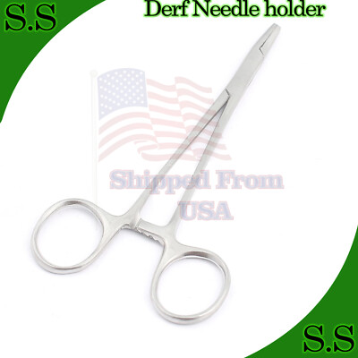 1 Derf Needle Holder 4 3/4" OR GRADE Surgical Dental | eBay