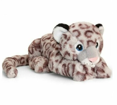 large snow leopard soft toy