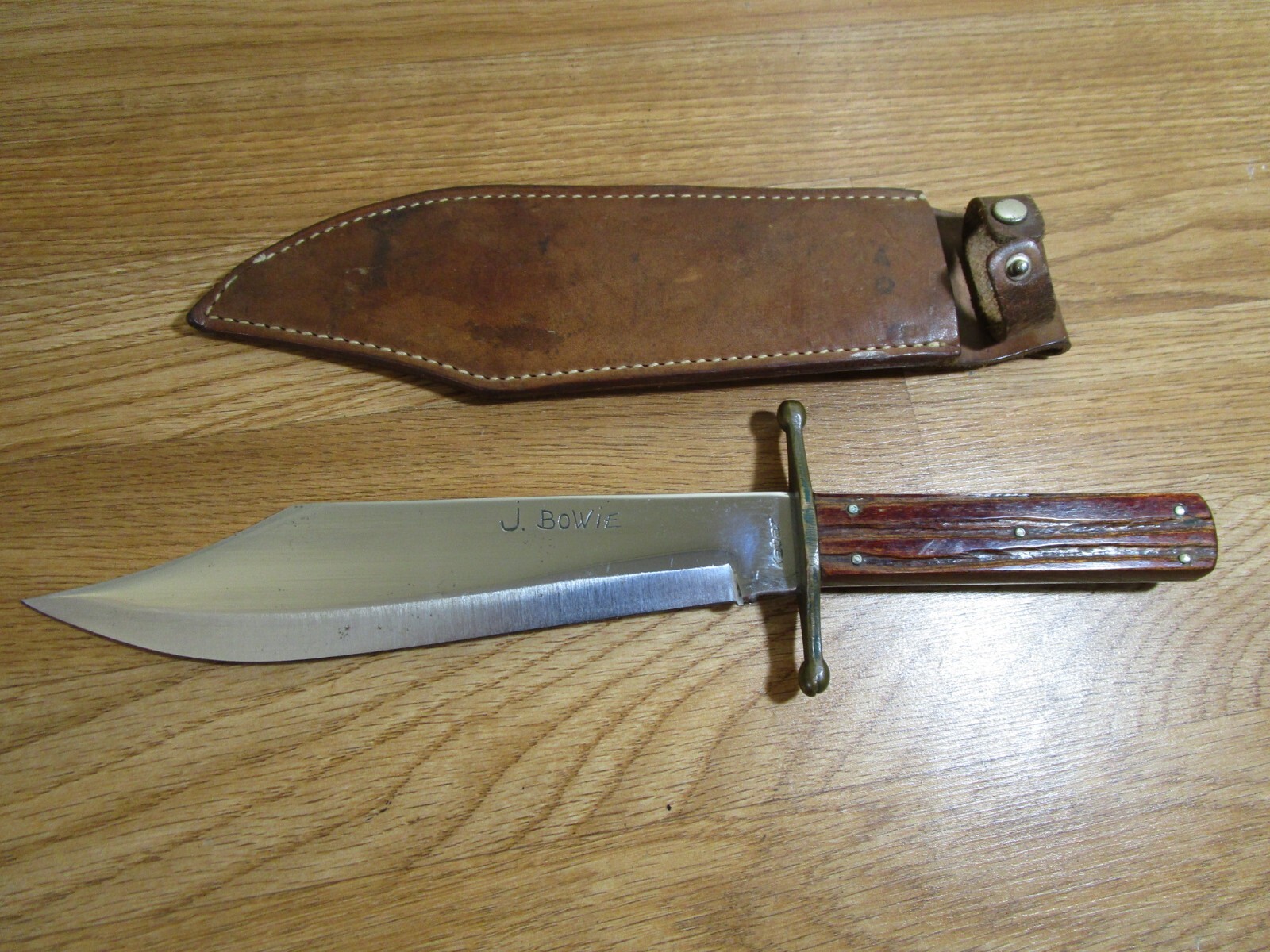 Vintage KABAR J. Bowie Knife w/Sheath 1970s80s eBay