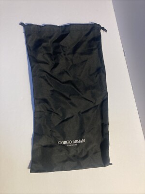 Giorgio Armani Fragrances Pouch Black  Bag Cosmetic Toiletry Case Bchshelf