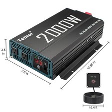 2000 watt inverter pure sine wave inverter for car RV Truck camping 12V to 120V