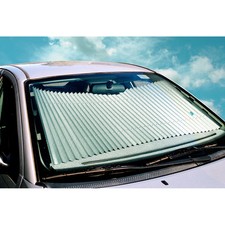 27 Inch Universal Fit Retractable Auto Windshield Sunshade For Large Windshield