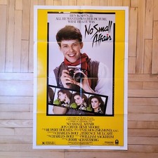 No Small Affair - 1984, Original Folded One Sheet Movie Poster, Demi Moore