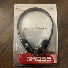 Koss KPH7 Lightweight On Ear Portable Headphones with Adjustable Headband  