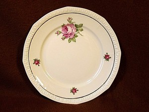 Porzellan Teller Goldrand 19 Cm Rosen Motiv Ebay