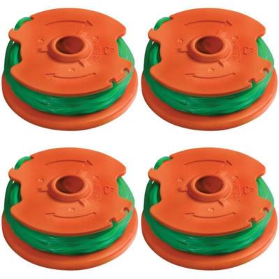 4 sets Worx WA0014 Spool & Line for WG168, WG190 & WG191 Cordless String Trimmer
