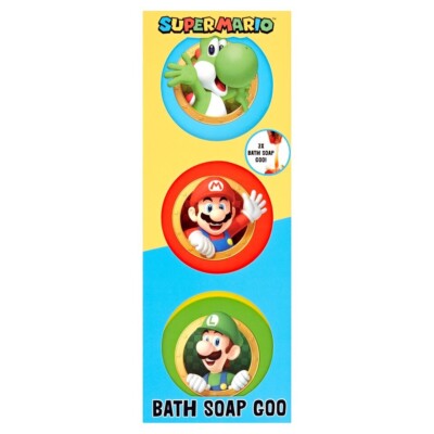 Super Mario Badeseife Goo Kids rot blau grün Duft Bad Duschseife Schleim