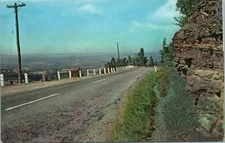 Catskills Mountains New York Valley View Point Lookout Mohican Trail Postcard