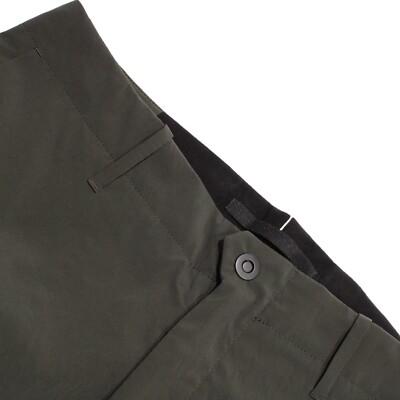 Incotex NWT Casual Pants Size 46R (US 30) Urban Traveller Solid Green Polyester