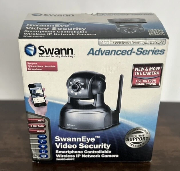 Swann Eye Video Security Wireless IP Network Camera Smartphone Control New W/Box - Image 2 of 4