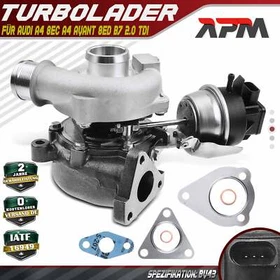 Turbolader Abgasturbolader für Audi A4 8EC B7 A4 Avant 8ED B7 2.0 TDI 2006-2008