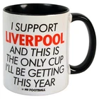 I SUPPORT LIVERPOOL MUG gift for fan FOOTBALL gift boxed