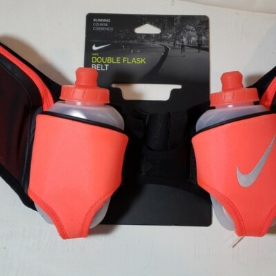 x Nike Double Flask Running Belt 20oz NRL85-064 Black