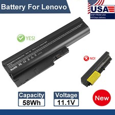 T61 Battery for IBM Lenovo ThinkPad T60 T61p R61 R61i T500 R500 SL500 SL300 58Wh