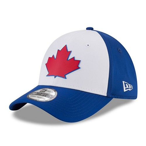 New Era Toronto Blue Jays White 2018 On-Field Prolight Batting Practice 39THIRTY Flex Hat Size: Extra Large