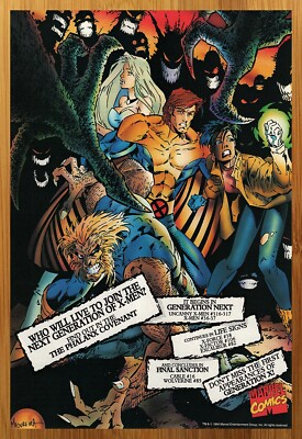 1994 Marvel Comics X-Men Print Ad/Poster Jubilee Phalanx Joe Madureira Promo Art