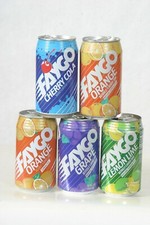 5 Different Faygo soda cans