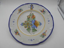 ( 1267 ) MAGNIFIQUE ASSIETTE EN FAÏENCE DE NEVERS A. MONTAGNON GABRIEL