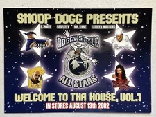 SNOOP DOGG PRESENTS WELCOME TO THA HOUSE VOL 1 5x7" PROMO STICKER BRAND-NEW 2002