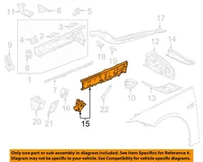 GM OEM 18-19 Regal Sportback Structural Components Rails-Outer Rail 84310979