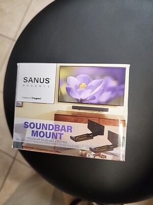 Sanus Extendable Soundbar Mount for Sonos Arc Adjustable Universal Compatibility