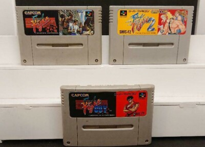 LOT Final Fight 1 2 GUY SFC Nintendo Super Famicom SNES NTSC-J Japanese ...