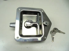 Stainless Steel Cargo Latch T Handle Lockable With Keys CH545