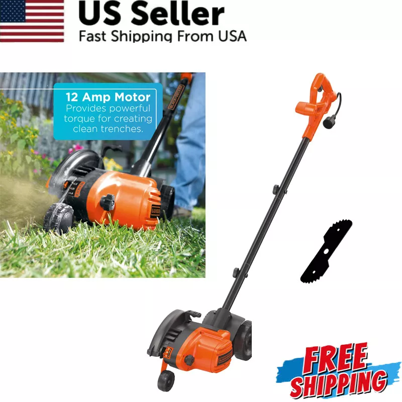 2 IN 1 Landscape Edger Trencher Electric Heavy Duty Three Position