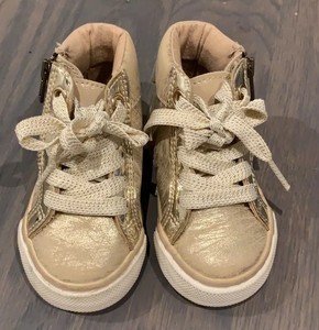 girls gold sneakers