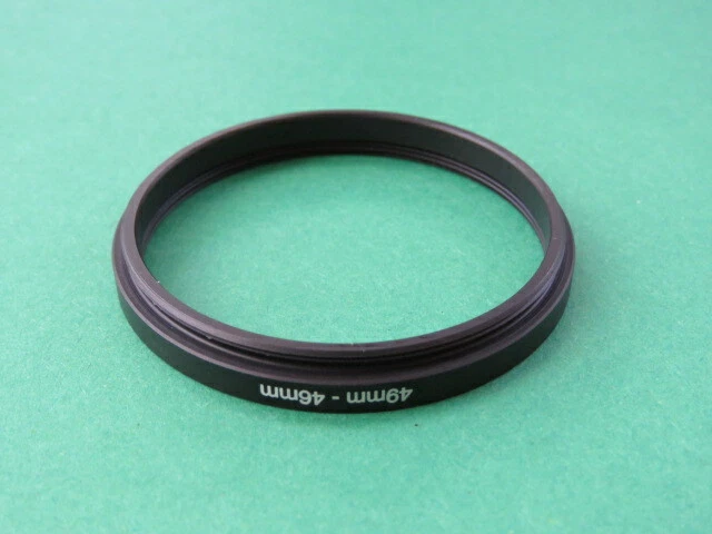 49mm-46mm Stepping Step Down Male-Female Lens Filter Ring Adapter 49mm-46mm  - Image 2 of 2