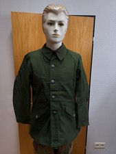 Schwedische Feldjacke M59  D104 Armeejacke Outdoorjacke  gr&uuml;n Army Military Jagd