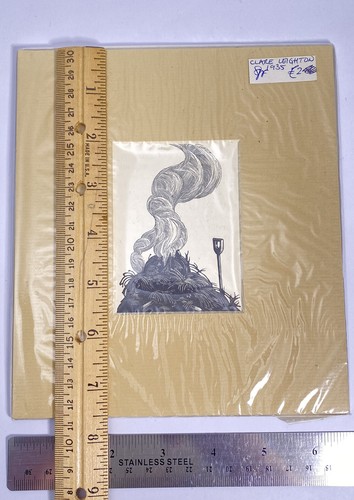 Clare Leighton Art Print - Burning Bush - Fire - Political Artistry - 1935 VTG - Picture 3 of 5