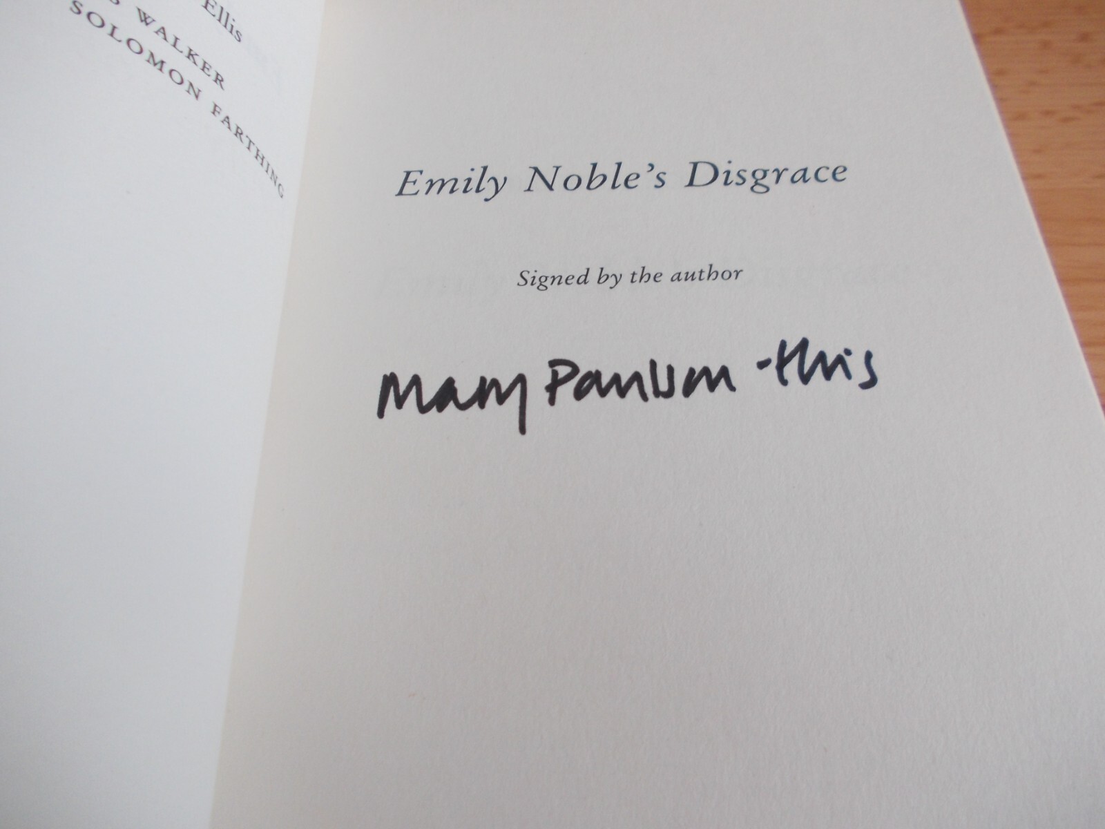 Emily Noble's Disgrace by Mary Paulson-Ellis (Hardback Book) - Image 6