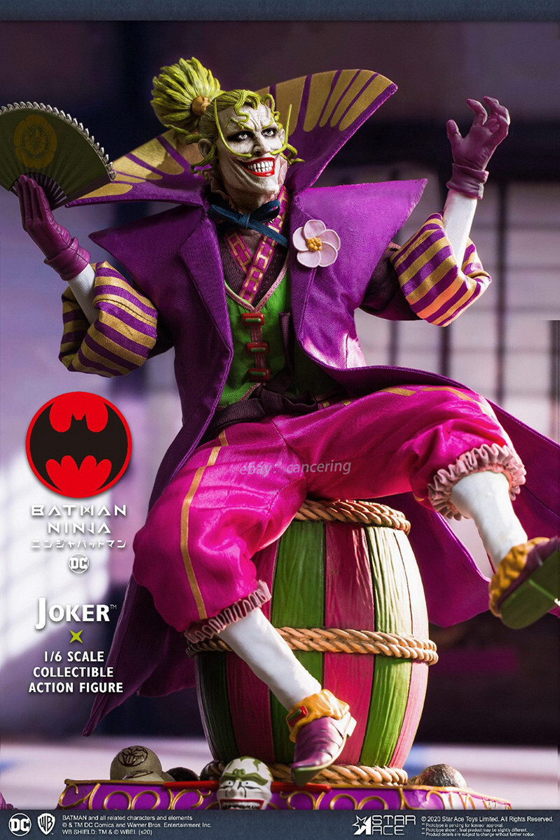 Star Ace Toys 1/6 SA0077 Ninja Batman LORD JOKER DX 12IN