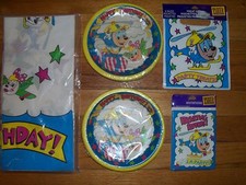 Budgie Helicopter Birthday Party Supplies 5pc Lot 1994 Party Express