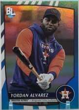 2023 Topps Big League Yordan Alvarez Rare Blue Foil #272 Houston Astros