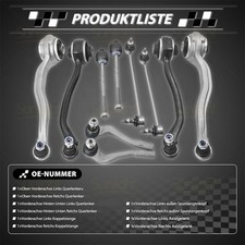 10x Querlenker Satz Vorne Links Rechts f. Mercedes C Klasse W203 CL203 S203 C209 10x Querlenker Satz Vorne Links Rechts f. Mercedes C Klasse W203 CL203 S203 C209